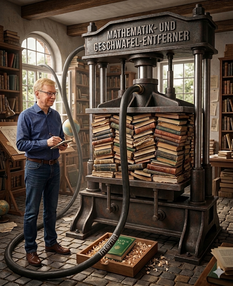 Der Autor bei der Arbeit