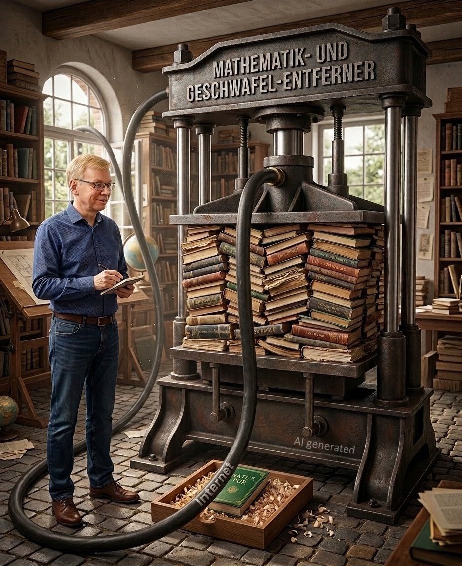 Der Autor bei der Arbeit
